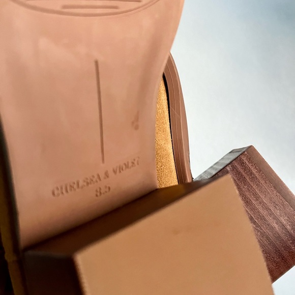 New Chelsea & Violet Suede Ankle Boots - Picture 3 of 5